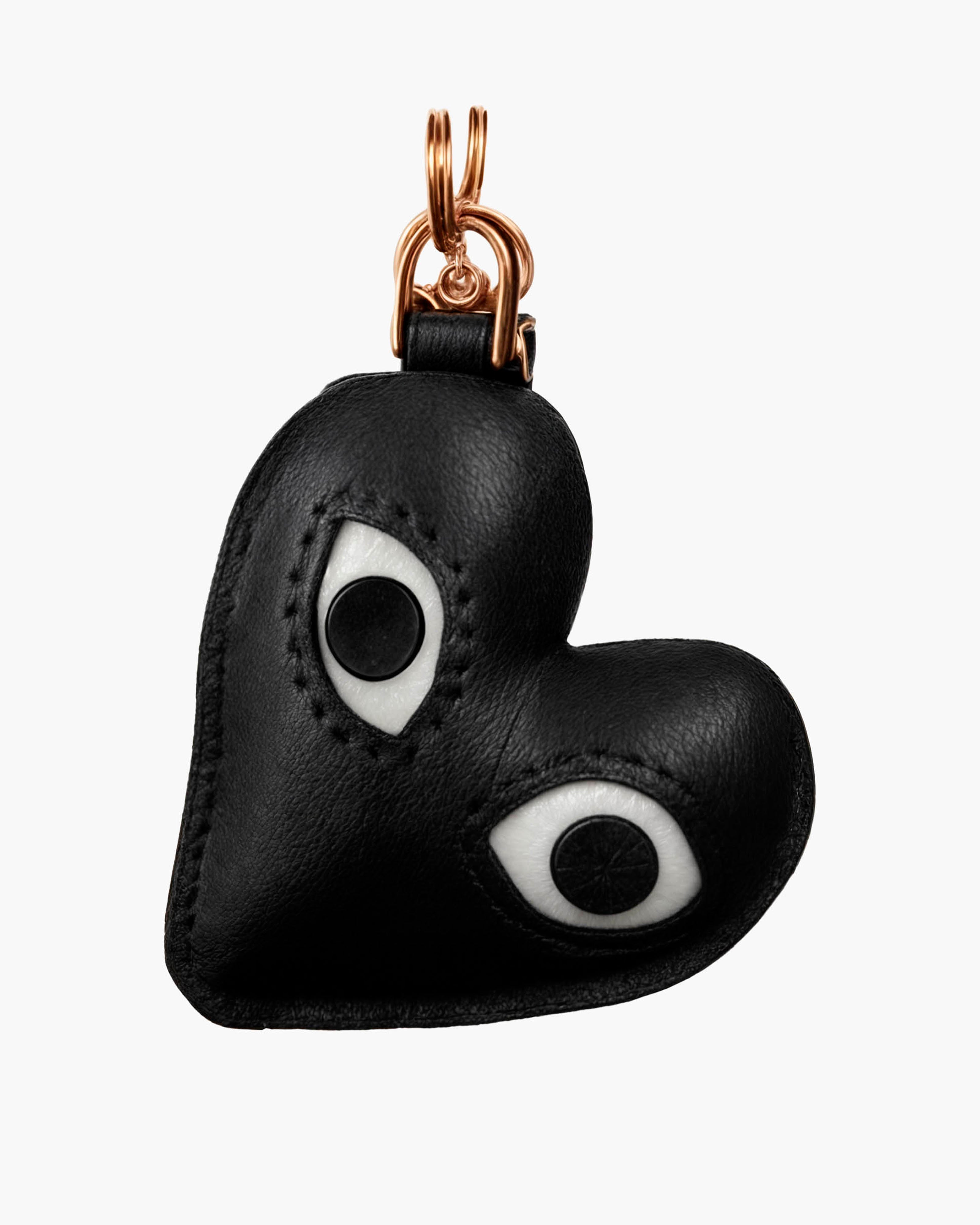 Bag Charm Coração com Olhos
