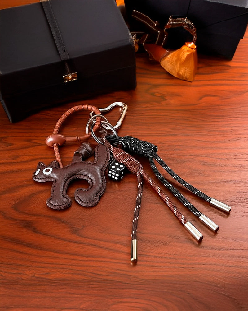 Bag Charm Gato Eriçado