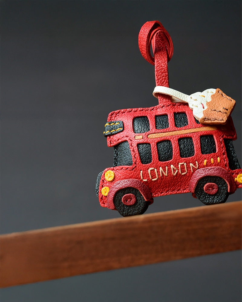 Bag Charm London Bus