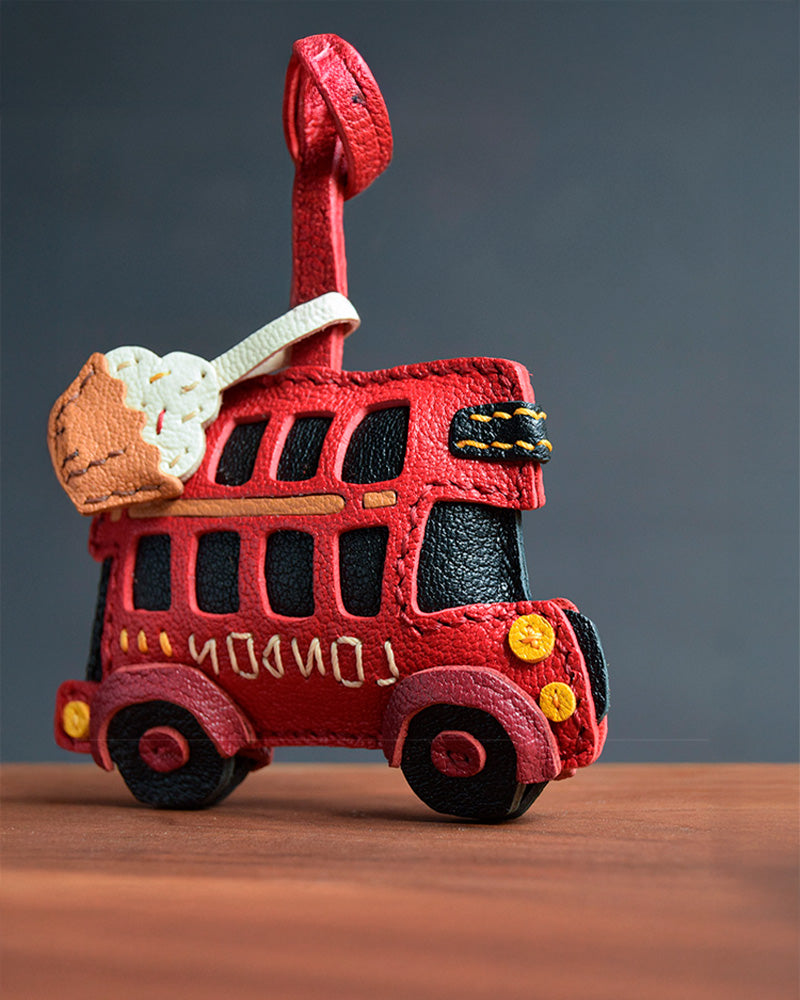 Bag Charm London Bus