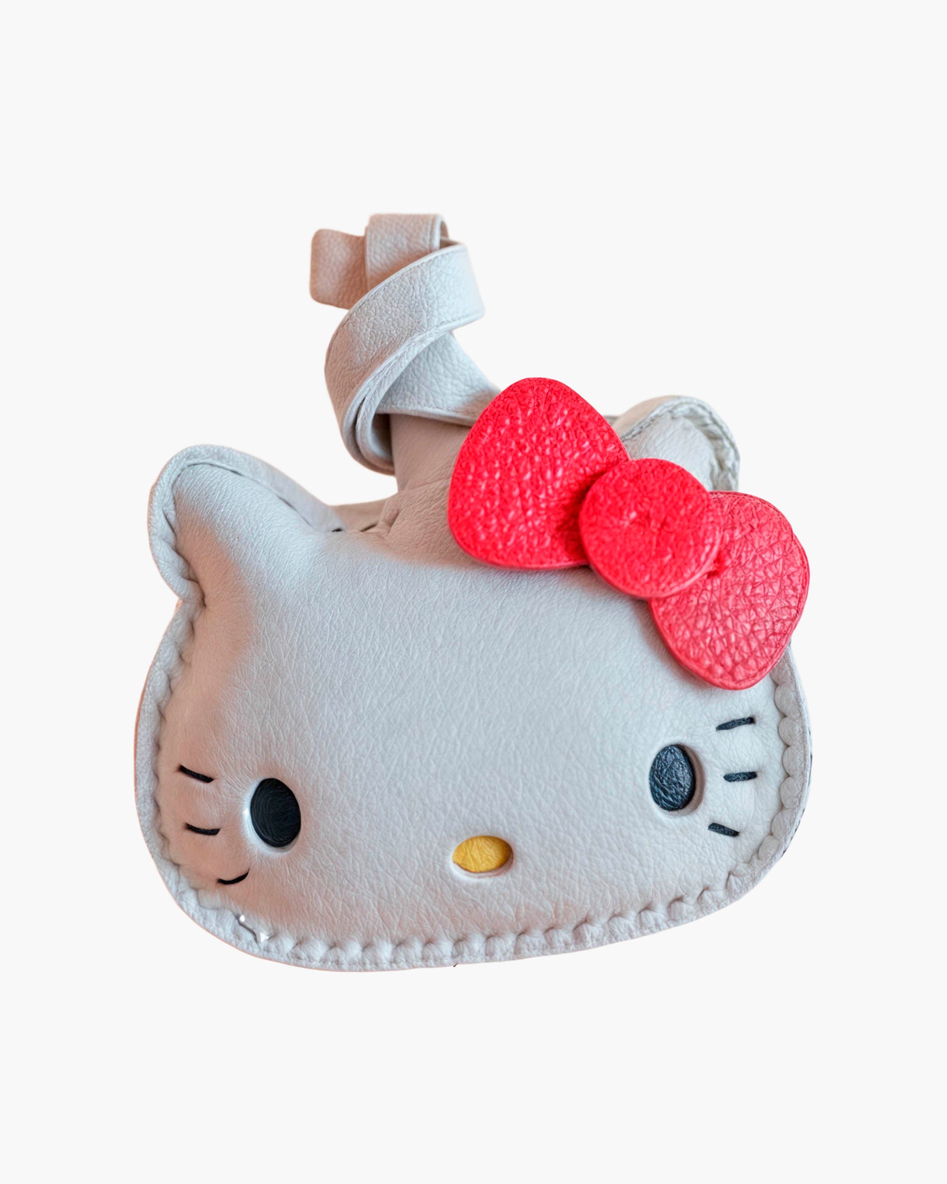 Bag Charm Hello Kitty de Couro