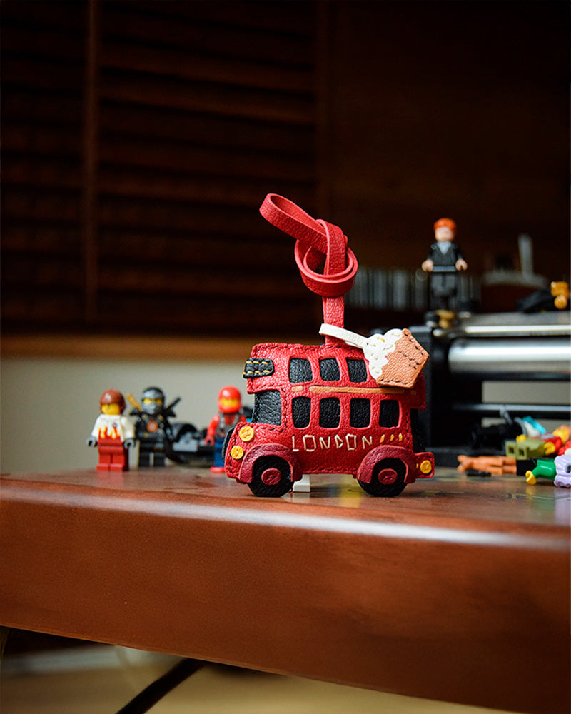 Bag Charm London Bus